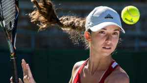 Tennis action in San Diego. ©nickdidlick