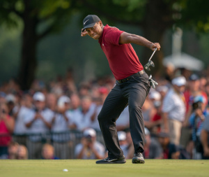 Tiger Woods at the PGA OPEN in St Louis. ©nickdidlick