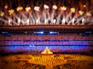Olympic Opening Ceremony in Tokyo. ©nickdidlick