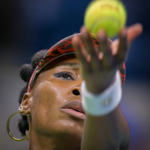 Serena Williams at the US Open Tennis championships, Flushing Meadows, New York. ©nickdidlick